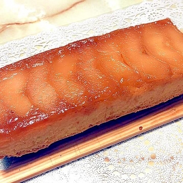 2台同時に！タルトタタン風のパウンドケーキ♪